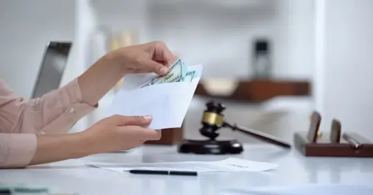 partner gets financial support